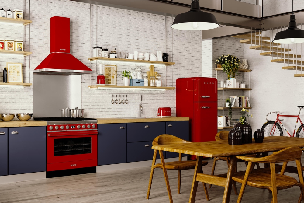 Итальянский бренд SMEG в интерьере