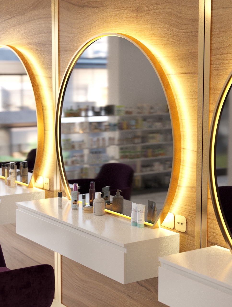 Функциональное зеркало с LED-подсветкой от Varket